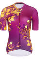 RIVANELLE BY HOLOKOLO Cyklistický krátký dres a krátké kalhoty - BAROC - žlutá/béžová/fialová