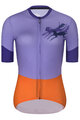 RIVANELLE BY HOLOKOLO Cyklistický krátký dres a krátké kalhoty - STALLION - oranžová/fialová