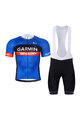 BONAVELO Cyklistický krátký dres a krátké kalhoty - GARMIN SHARP - modrá/černá