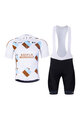 BONAVELO Cyklistický krátký dres a krátké kalhoty - AG2R LA MONDIALE - vícebarevná/černá