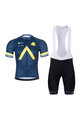 BONAVELO Cyklistický krátký dres a krátké kalhoty - AQUA BLUE - modrá/černá
