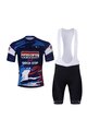 BONAVELO Cyklistický krátký dres a krátké kalhoty - SOUDAL-QUICKSTEP 25 - černá/modrá