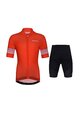 HOLOKOLO Cyklistický krátký dres a krátké kalhoty - FLOW JUNIOR - černá/červená