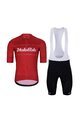 HOLOKOLO Cyklistický krátký dres a krátké kalhoty - GEAR UP  - černá/červená