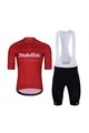 HOLOKOLO Cyklistický krátký dres a krátké kalhoty - GEAR UP  - černá/červená