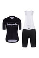 RIVANELLE BY HOLOKOLO Cyklistický krátký dres a krátké kalhoty - GEAR UP - bílá/černá