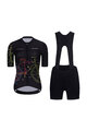 RIVANELLE BY HOLOKOLO Cyklistický krátký dres a krátké kalhoty - MAAPPI DARK - růžová/černá
