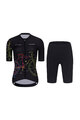 RIVANELLE BY HOLOKOLO Cyklistický krátký dres a krátké kalhoty - MAAPPI DARK - růžová/černá