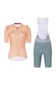 RIVANELLE BY HOLOKOLO Cyklistický krátký dres a krátké kalhoty - ROMANCE - oranžová/růžová/zelená