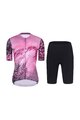 RIVANELLE BY HOLOKOLO Cyklistický krátký dres a krátké kalhoty - MISSVELOAIRE - černá/bílá