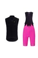 RIVANELLE BY HOLOKOLO Cyklistický krátký dres a krátké kalhoty - PURE - růžová/černá