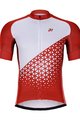 HOLOKOLO Cyklistický dres s krátkým rukávem - DUSK - bílá/červená