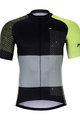 HOLOKOLO Cyklistický krátký dres a krátké kalhoty - ENGRAVE - šedá/zelená/černá