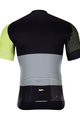 HOLOKOLO Cyklistický dres s krátkým rukávem - ENGRAVE - černá/šedá/zelená