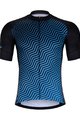 HOLOKOLO Cyklistický dres s krátkým rukávem - DAYBREAK - černá/modrá