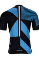 HOLOKOLO Cyklistický krátký dres a krátké kalhoty - TRACE - modrá/černá