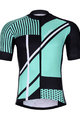 HOLOKOLO Cyklistický dres s krátkým rukávem - TRACE - tyrkysová/černá