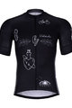 HOLOKOLO Cyklistický krátký dres a krátké kalhoty - BLACK OUT - černá
