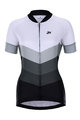 HOLOKOLO Cyklistický dres s krátkým rukávem - NEW NEUTRAL LADY - bílá/černá