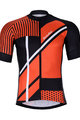 HOLOKOLO Cyklistický krátký dres a krátké kalhoty - TRACE - oranžová/černá