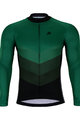 HOLOKOLO Cyklistický dres s dlouhým rukávem letní - NEW NEUTRAL SUMMER - zelená/černá