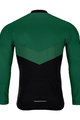 HOLOKOLO Cyklistický dres s dlouhým rukávem letní - NEW NEUTRAL SUMMER - zelená/černá