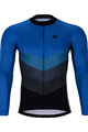HOLOKOLO Cyklistický dres s dlouhým rukávem letní - NEW NEUTRAL SUMMER - modrá/černá