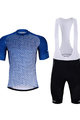 HOLOKOLO Cyklistický krátký dres a krátké kalhoty - DAYBREAK - bílá/modrá/černá