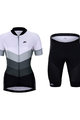 HOLOKOLO Cyklistický krátký dres a krátké kalhoty - NEW NEUTRAL LADY - černá/bílá