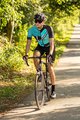 HOLOKOLO Cyklistický krátký dres a krátké kalhoty - TRACE - světle modrá/černá