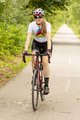 HOLOKOLO Cyklistický krátký dres a krátké kalhoty - HYPER LADY - bílá/vícebarevná