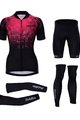 HOLOKOLO Cyklistický mega set - FROSTED LADY - růžová/černá