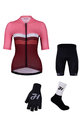 HOLOKOLO Cyklistický mega set - SPORTY LADY - bílá/růžová/bordó/černá