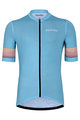 HOLOKOLO Cyklistický krátký dres a krátké kalhoty - RAINBOW - světle modrá/černá