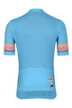 HOLOKOLO Cyklistický dres s krátkým rukávem - RAINBOW - světle modrá
