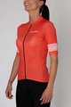 HOLOKOLO Cyklistický dres s krátkým rukávem - RAINBOW LADY - červená