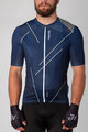 HOLOKOLO Cyklistický dres s krátkým rukávem - SPARKLE - modrá