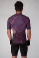 HOLOKOLO Cyklistický dres s krátkým rukávem - SPARKLE - fialová