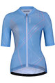 HOLOKOLO Cyklistický krátký dres a krátké kalhoty - SPARKLE LADY - černá/světle modrá