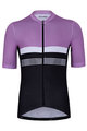 HOLOKOLO Cyklistický dres s krátkým rukávem - SPORTY - černá/růžová