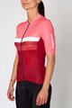 HOLOKOLO Cyklistický dres s krátkým rukávem - SPORTY LADY - růžová/bordó