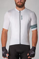 HOLOKOLO Cyklistický dres s krátkým rukávem - HONEST ELITE - bílá