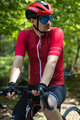 HOLOKOLO Cyklistický dres s krátkým rukávem - HAPPY ELITE - červená
