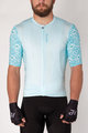 HOLOKOLO Cyklistický krátký dres a krátké kalhoty - DELICATE ELITE - světle modrá/černá