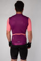 HOLOKOLO Cyklistický krátký dres a krátké kalhoty - ENJOYABLE ELITE - černá/růžová/fialová