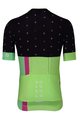 HOLOKOLO Cyklistický dres s krátkým rukávem - OPTIMISTIC ELITE - zelená/černá