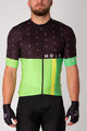 HOLOKOLO Cyklistický krátký dres a krátké kalhoty - OPTIMISTIC ELITE - černá/zelená