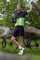 HOLOKOLO Cyklistický dres s krátkým rukávem - OPTIMISTIC ELITE - zelená/černá