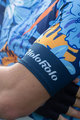 HOLOKOLO Cyklistický dres s krátkým rukávem - PASSIONATE ELITE - bílá/oranžová/modrá