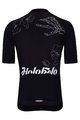 HOLOKOLO Cyklistický krátký dres a krátké kalhoty - CRAZY ELITE - černá/bílá
